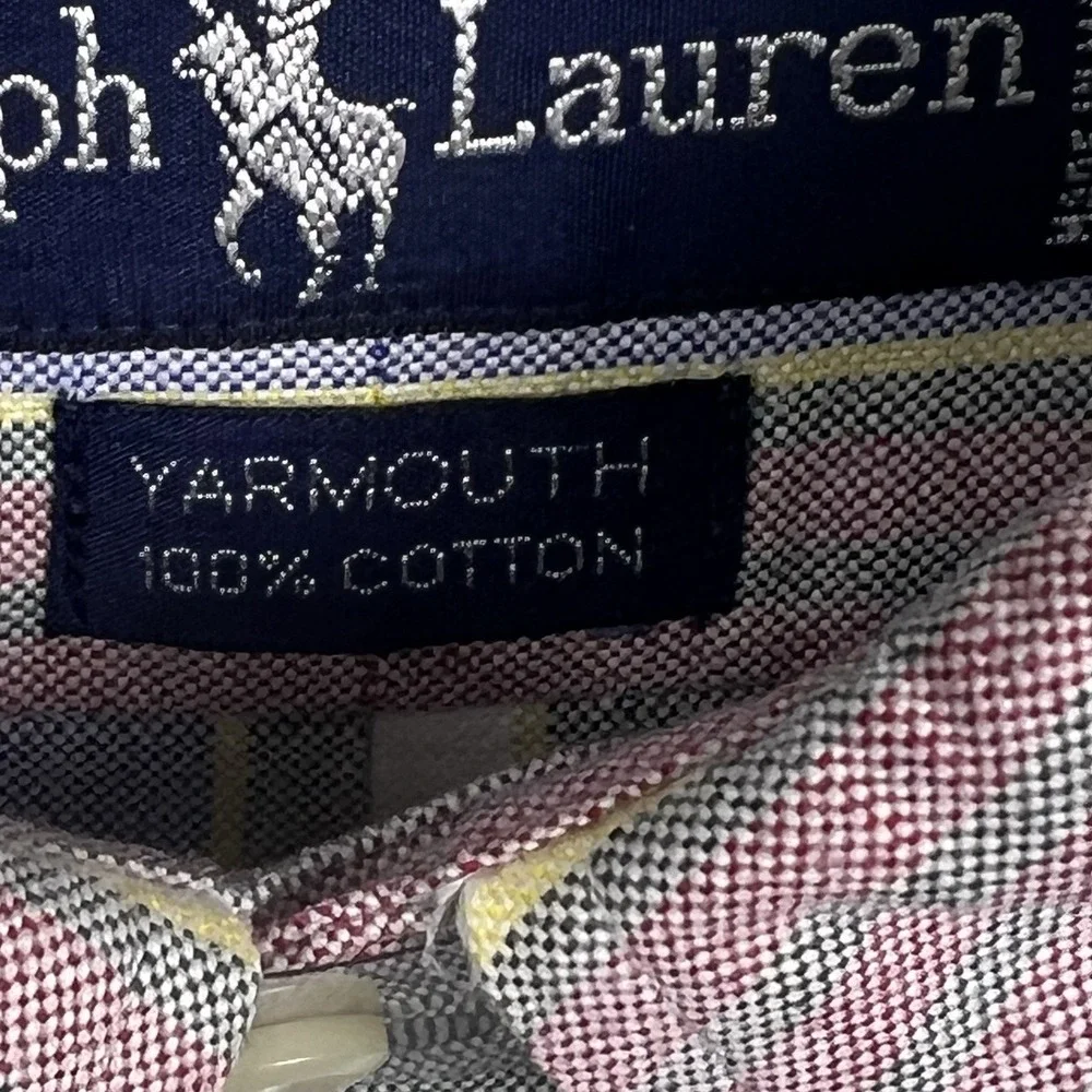 Ralph Lauren Black Label Yarmouth Shirt Men's Large Striped Button Down 16.5/34‎